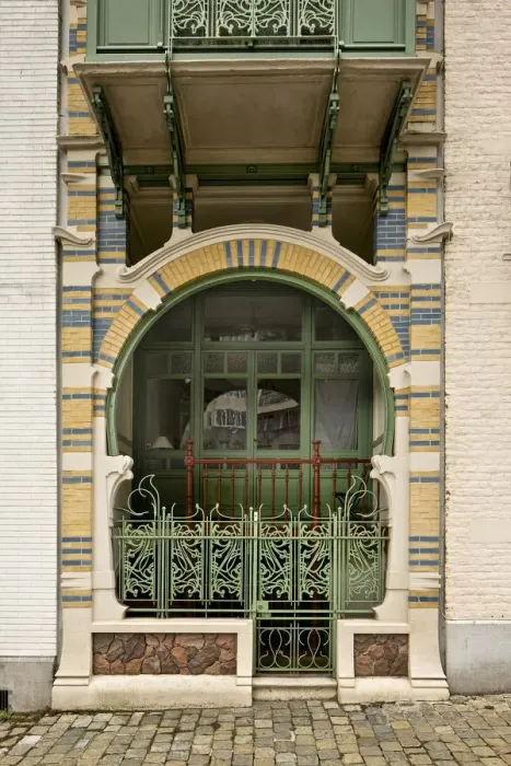 Framed Print : Maison Strauven, Brussels, Belgium, (1905), c2014-2017. Artist: Alan John Ainsworth Framed Print : Maison Strauven, Brussels, Belgium, (1905), c2014-2017. Artist: Alan John Ainsworth