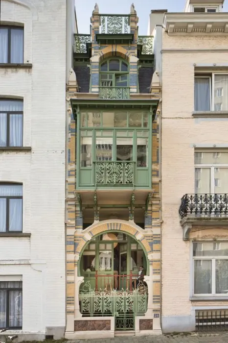 Framed Print : Maison Strauven, Brussels, Belgium, (1905), c2014-2017. Artist: Alan John Ainsworth Framed Print : Maison Strauven, Brussels, Belgium, (1905), c2014-2017. Artist: Alan John Ainsworth