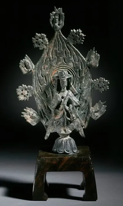 Framed Print : Maitreya (Mile), the Buddha of the Future, between 386 and 470. Creator: Unknown Framed Print : Maitreya (Mile), the Buddha of the Future, between 386 and 470. Creator: Unknown