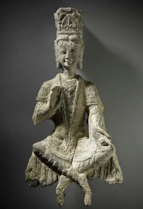 Framed Print : Maitreya (Mile), the Buddha of the Future (image 2 of 2), between c.500 and c.534. Creator: Unknown Framed Print : Maitreya (Mile), the Buddha of the Future (image 2 of 2), between c.500 and c.534. Creator: Unknown