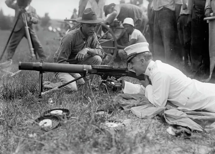 Framed Print : Maj. Gen. George Barnett, Commandant, U.S.M.C. Marine Corps Rifle Range; Inspecting... 1917. Creator: Harris & Ewing. Maj. Gen. George Barnett, Commandant, U.S.M.C. Marine Corps Rifle Range; Inspecting... 1917. Creator: Harris & Ewing Framed Print : Maj. Gen. George Barnett, Commandant, U.S.M.C. Marine Corps Rifle Range; Inspecting... 1917. Creator: Harris & Ewing. Maj. Gen. George Barnett, Commandant, U.S.M.C. Marine Corps Rifle Range; Inspecting... 1917. Creator: Harris & Ewing