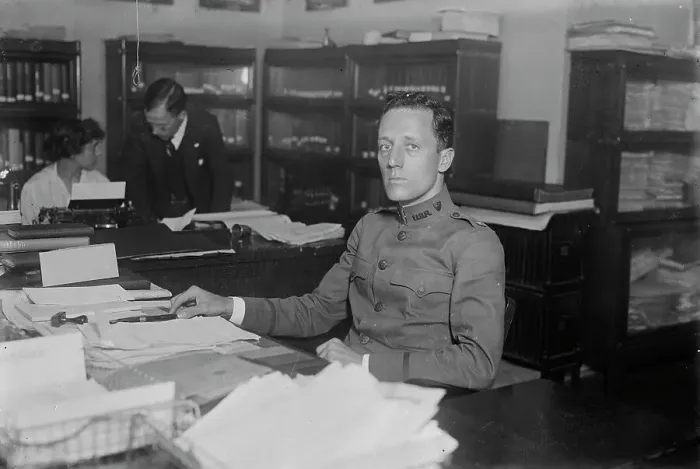 Framed Print : Maj. Hunter S. Marston, 10 Sept 1917. Creator: Bain News Service Framed Print : Maj. Hunter S. Marston, 10 Sept 1917. Creator: Bain News Service