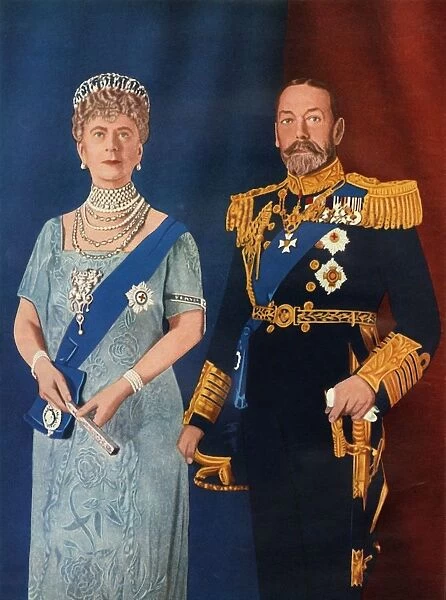 Their Majesties King George V and Queen Mary at the time of their Silver Jubilee in 1935, 1951