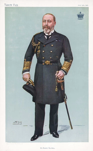 His Majesty the King, 1902. Artist: Spy