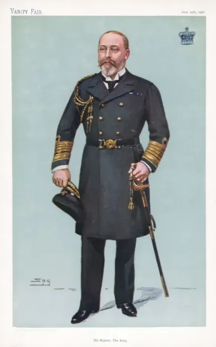 Framed Print : His Majesty the King, 1902. Artist: Spy Framed Print : His Majesty the King, 1902. Artist: Spy
