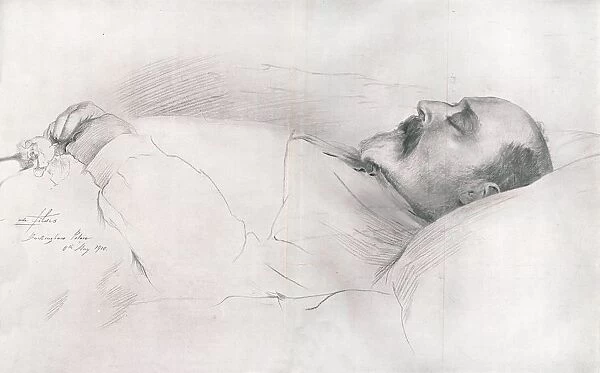 His Majesty King Edward VII in Death, 1910. Creator: Luke Fildes