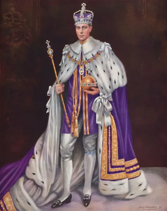 Framed Print : His Majesty King George VI, 1937. Artist: Louis Dezart Framed Print : His Majesty King George VI, 1937. Artist: Louis Dezart