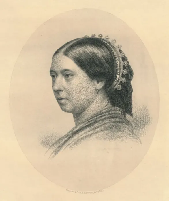Framed Print : Her Majesty the Queen, c1860s. Creator: William Holl Framed Print : Her Majesty the Queen, c1860s. Creator: William Holl