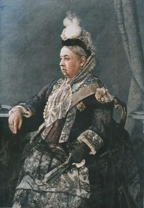 Framed Print : Her Majesty the Queen in the dress worn at the Jubilee Commemoration in Westminster Abbey, 1887. Creator: Unknown. Her Majesty the Queen in the dress worn at the Jubilee Commemoration in Westminster Abbey, 1887. Creator: Unknown Framed Print : Her Majesty the Queen in the dress worn at the Jubilee Commemoration in Westminster Abbey, 1887. Creator: Unknown. Her Majesty the Queen in the dress worn at the Jubilee Commemoration in Westminster Abbey, 1887. Creator: Unknown
