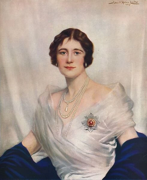Her Majesty Queen Elizabeth, 1937. Artist: John Saint-Helier Lander