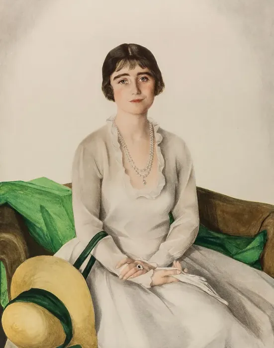Framed Print : Her Majesty Queen Elizabeth Bowes-Lyon (1900-2002), c. 1925 Creator: Sorin, Saveli Abramovich (1878-1953) Framed Print : Her Majesty Queen Elizabeth Bowes-Lyon (1900-2002), c. 1925 Creator: Sorin, Saveli Abramovich (1878-1953)