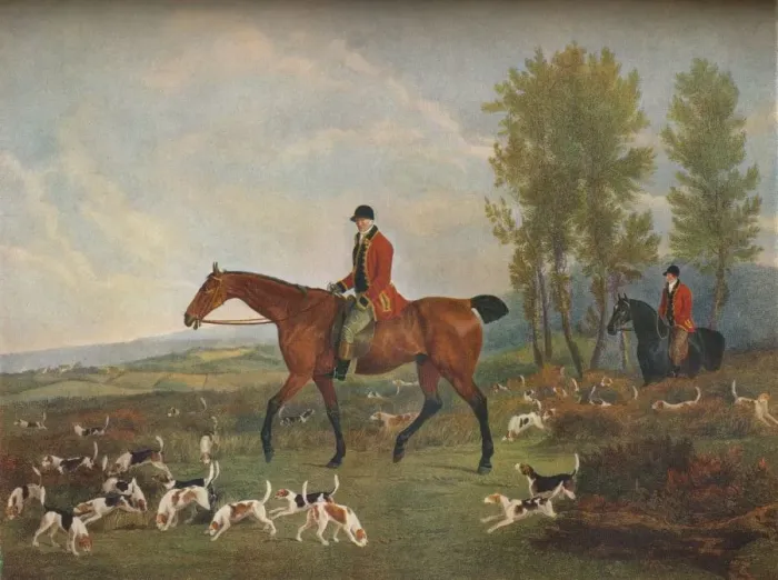 Framed Print : His Majestys Harriers, c19th century. Artist: Richard Woodman Framed Print : His Majestys Harriers, c19th century. Artist: Richard Woodman