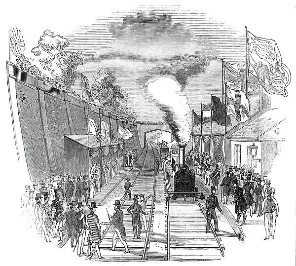 Her Majestys return - Weedon Station, 1844. Creator: Unknown