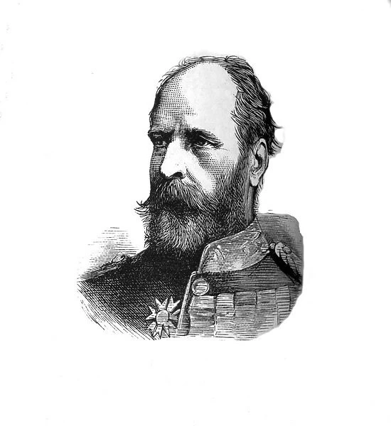 Major-Gen. Sir E. B. Hamley, Commanding the Second Division, c1882