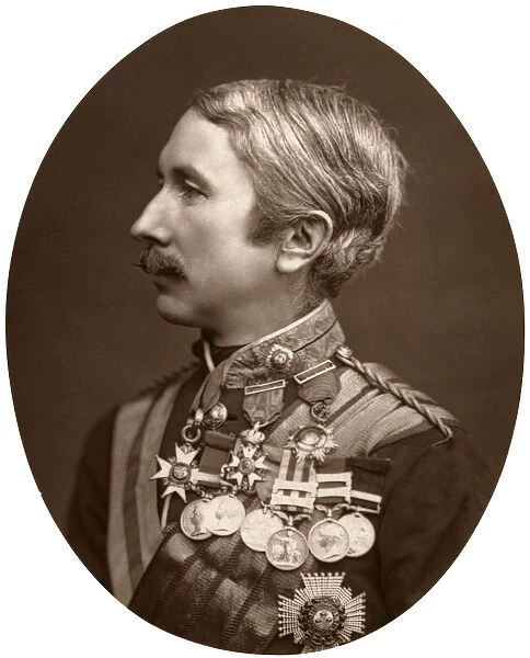 Major-General Sir Garnet Wolseley, KCB, British soldier, 1876. Artist: Lock & Whitfield