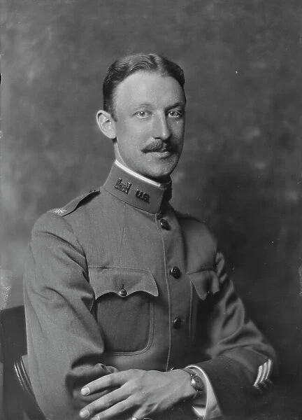 Major H.L. Kebbon, portrait photograph, 1919 May 16. Creator: Arnold Genthe
