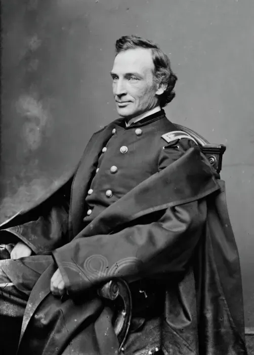 Framed Print : Major J. A. Broadhead, between 1855 and 1865. Creator: Unknown Framed Print : Major J. A. Broadhead, between 1855 and 1865. Creator: Unknown