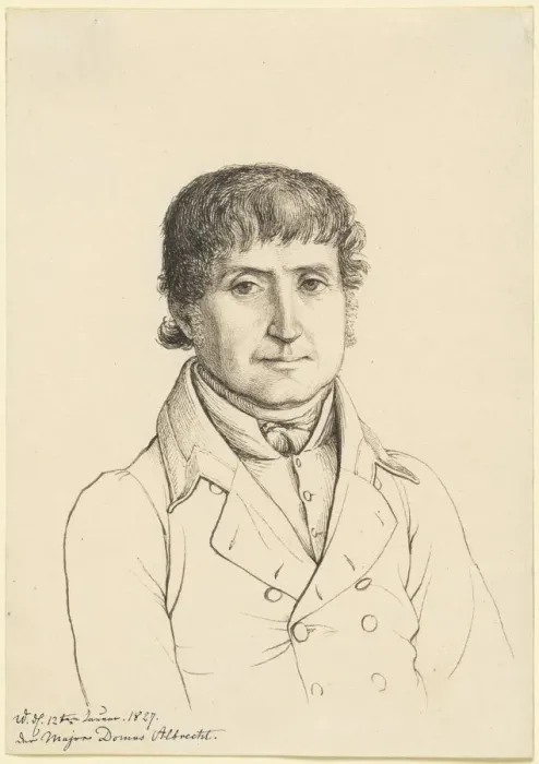 Framed Print : Majordomo Albrecht, 1827. Creator: Gerhard Wilhelm von Reutern (German, 1794-1865) Framed Print : Majordomo Albrecht, 1827. Creator: Gerhard Wilhelm von Reutern (German, 1794-1865)