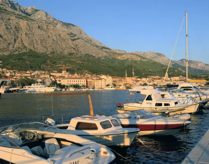 Framed Print : Makarska and the Biokovo mountain, Croatia Framed Print : Makarska and the Biokovo mountain, Croatia