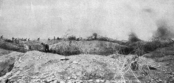 How to make a surprise attack; Arrival at the enemy trench and execution of the surprise... 1917. Creator: Unknown