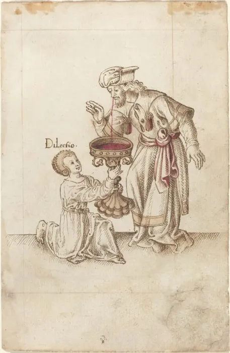 Framed Print : Do Not Make Water on Clippings from Nails or Hair [fol. 30 recto], c. 1512  /  1515
