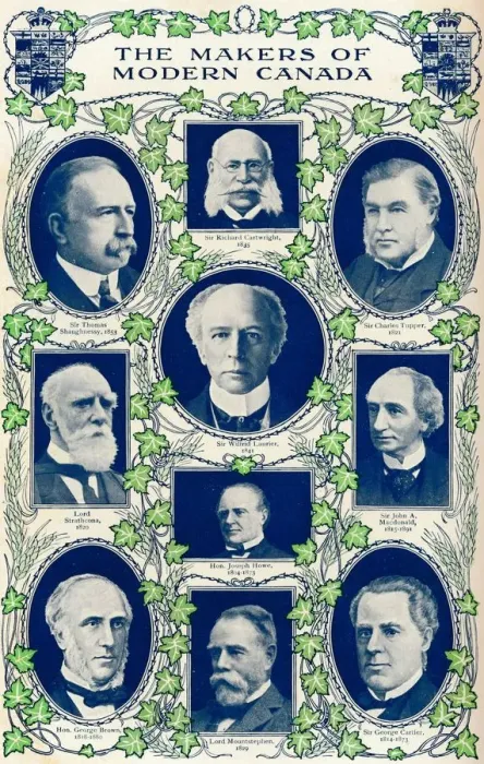 Framed Print : The makers of modern Canada, 1909