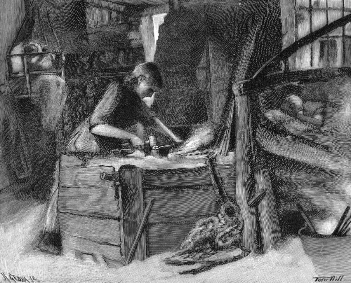 Framed Print : Making chains in the Cradley Heath district of the Black Country in the English Midlands, 1890 Framed Print : Making chains in the Cradley Heath district of the Black Country in the English Midlands, 1890