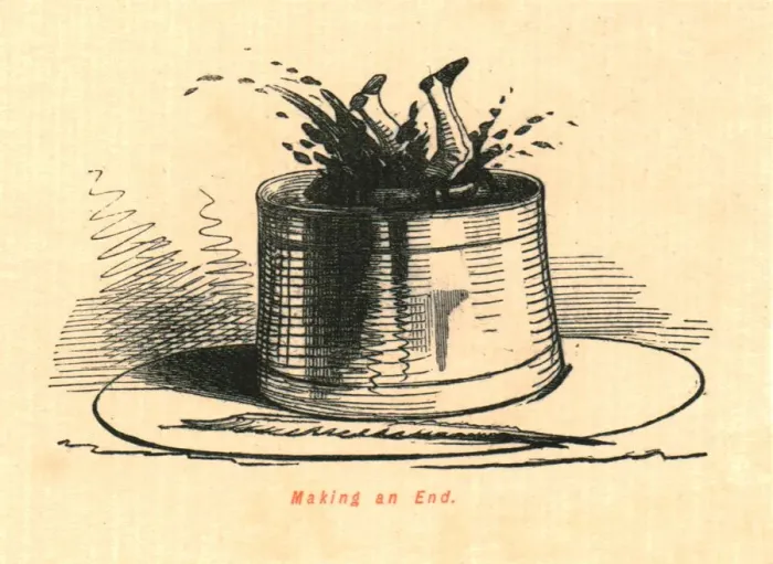 Framed Print : Making an End, 1897. Creator: John Leech Framed Print : Making an End, 1897. Creator: John Leech