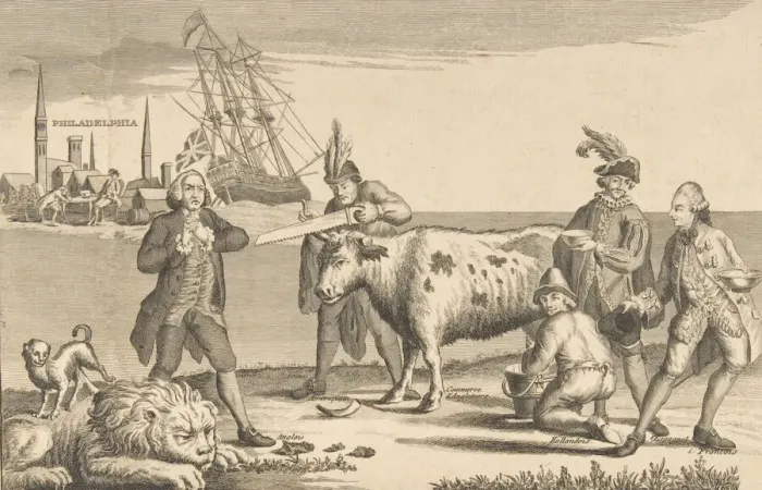 Framed Print : Mal Lui Veut Mal Lui Tourne Dit Le Bonne Homme Richard, ca. 1780. ca. 1780. Creator: Anon Framed Print : Mal Lui Veut Mal Lui Tourne Dit Le Bonne Homme Richard, ca. 1780. ca. 1780. Creator: Anon