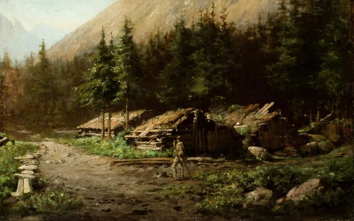Framed Print : The Mala Laka Valley, 1892. Creator: Alexandre Mroczkowski Framed Print : The Mala Laka Valley, 1892. Creator: Alexandre Mroczkowski
