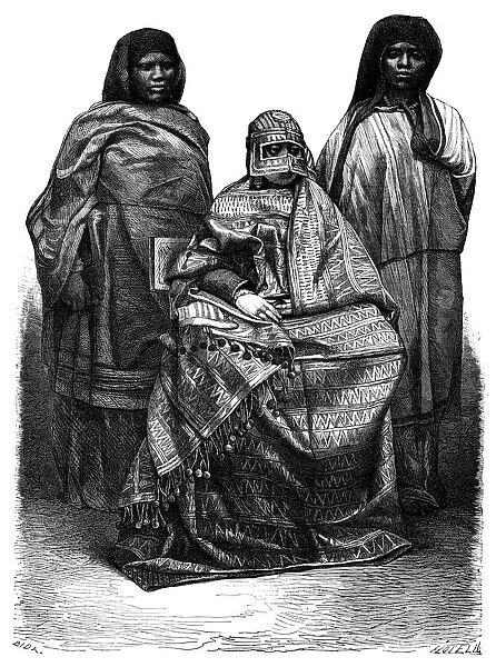 Malagasy Women, 19th century. Artist: Alexandre Bida