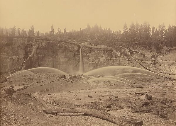 Malakoff Diggins, North Bloomfield, Nevada County, 1871. Creator: Carleton Emmons Watkins