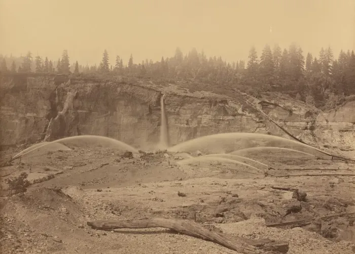 Framed Print : Malakoff Diggins, North Bloomfield, Nevada County, 1871. Creator: Carleton Emmons Watkins Framed Print : Malakoff Diggins, North Bloomfield, Nevada County, 1871. Creator: Carleton Emmons Watkins