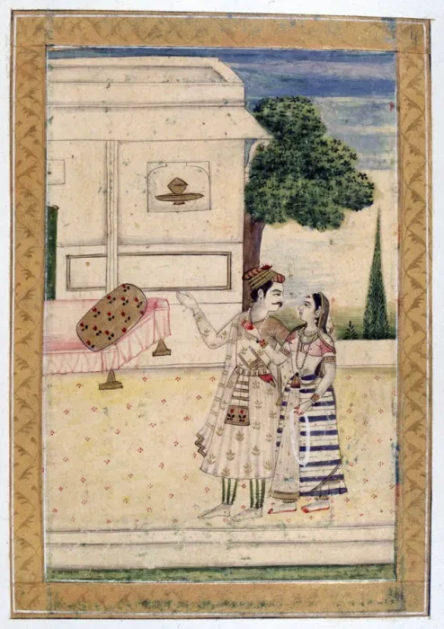 Framed Print : Malavi Ragini, Ragamala Album, School of Rajasthan, 19th century Framed Print : Malavi Ragini, Ragamala Album, School of Rajasthan, 19th century