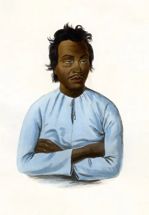 Framed Print : The Malay, c1840. Artist: James Prichard Framed Print : The Malay, c1840. Artist: James Prichard
