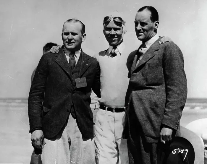 Framed Print : Malcolm Campbell, Frank Lockhart, Ray Keech (right to left) at Daytona, Florida, 1928 Framed Print : Malcolm Campbell, Frank Lockhart, Ray Keech (right to left) at Daytona, Florida, 1928