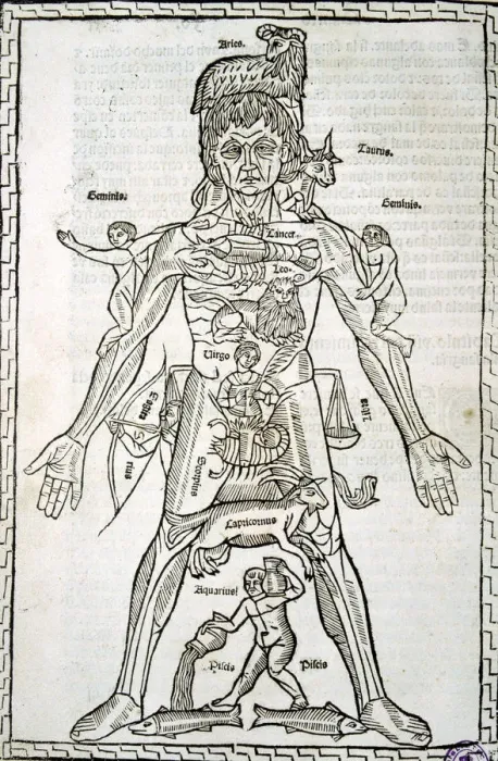 Framed Print : Male body with signs of the Zodiac, sheet in the work Epilogue of medicine and surgery Framed Print : Male body with signs of the Zodiac, sheet in the work Epilogue of medicine and surgery