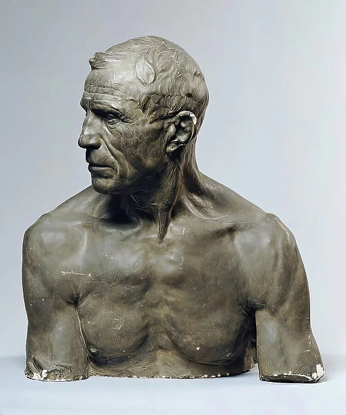Male bust, 1910 / 1911. Creator: George Minne
