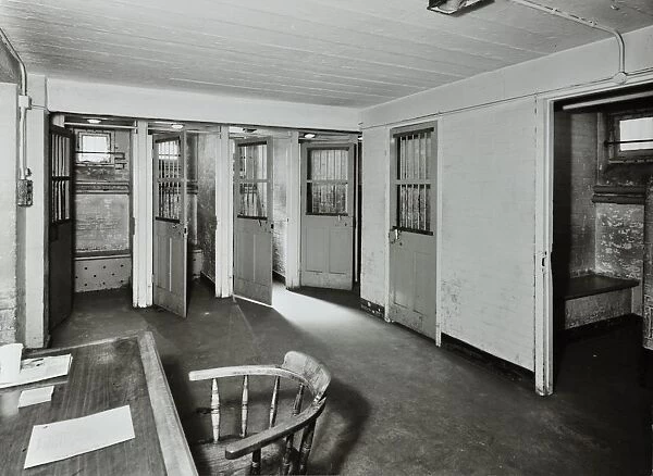 Male cells, Willesden Court House, Saint Marys Road, Brent, London, 1967