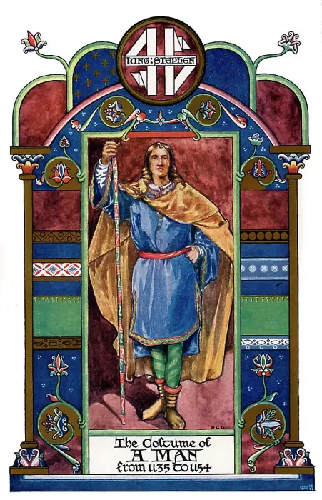 Framed Print : Male costume, 1135-1154, (1904) Framed Print : Male costume, 1135-1154, (1904)