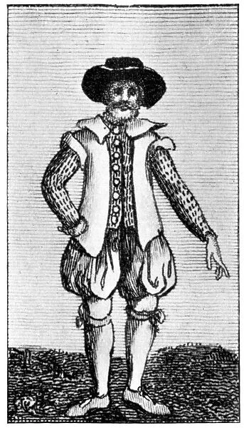 Male costume, 16th century, (1910)