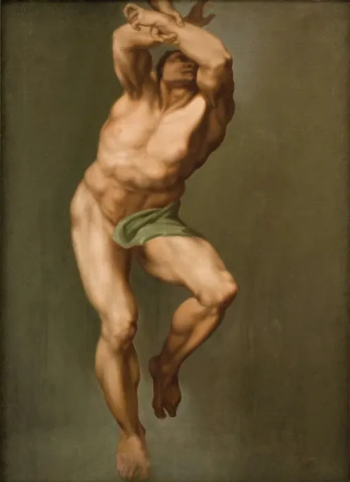 Framed Print : Male Figure. After Michelangelo's Last Judgement in the Sistine Chapel, 1774. Creator: Nicolai Abraham Abildgaard. Male Figure. After Michelangelo's Last Judgement in the Sistine Chapel, 1774. Creator: Nicolai Abraham Abildgaard Framed Print : Male Figure. After Michelangelo's Last Judgement in the Sistine Chapel, 1774. Creator: Nicolai Abraham Abildgaard. Male Figure. After Michelangelo's Last Judgement in the Sistine Chapel, 1774. Creator: Nicolai Abraham Abildgaard
