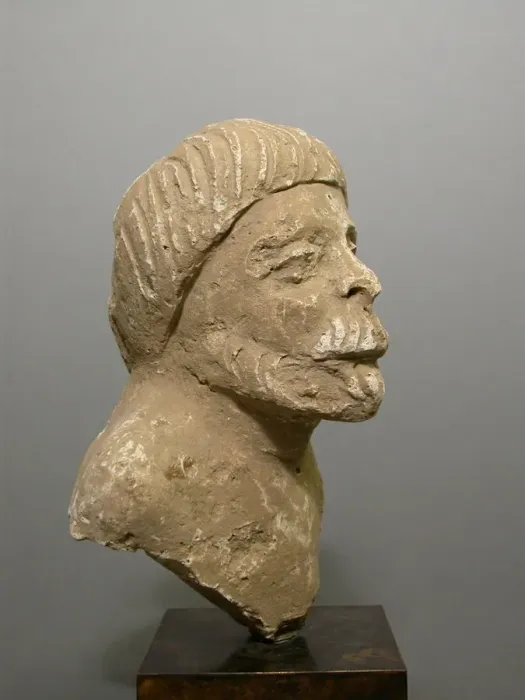 Framed Print : Male Head, 2nd / 3rd century. Creator: Unknown Framed Print : Male Head, 2nd / 3rd century. Creator: Unknown