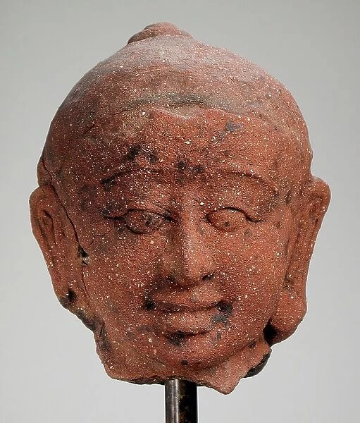 Male Head (Buddha Shakyamuni?), 3rd-4th century. Creator: Unknown