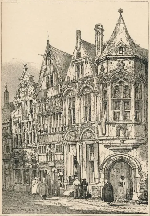 Framed Print : Malines, c1820 (1915). Artist: Samuel Prout Framed Print : Malines, c1820 (1915). Artist: Samuel Prout