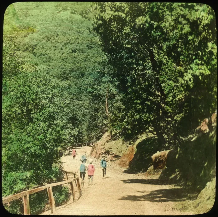 Framed Print : The Mall Road, Simla, India, late 19th or early 20th century Framed Print : The Mall Road, Simla, India, late 19th or early 20th century