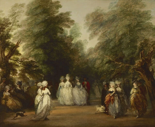 The Mall in St. Jamess Park, ca. 1783. Artist: Gainsborough, Thomas (1727-1788)