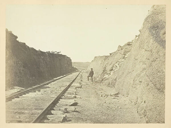 Malloys Cut, Sherman Station, Laramie Range, 1868  /  69. Creator: Andrew Joseph Russell
