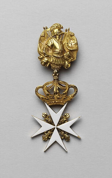 The Maltese cross of Maria Fyodorovna, Late 18th century. Artist: Orders, decorations and medals