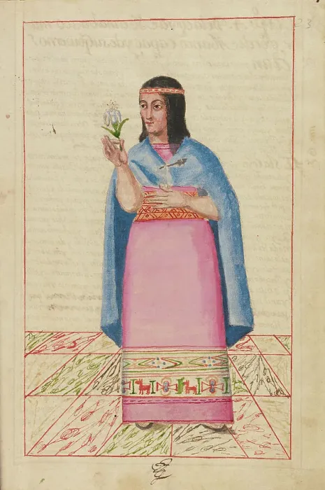 Framed Print : Mama Huaco, completed in 1616. Creator: Unknown Framed Print : Mama Huaco, completed in 1616. Creator: Unknown